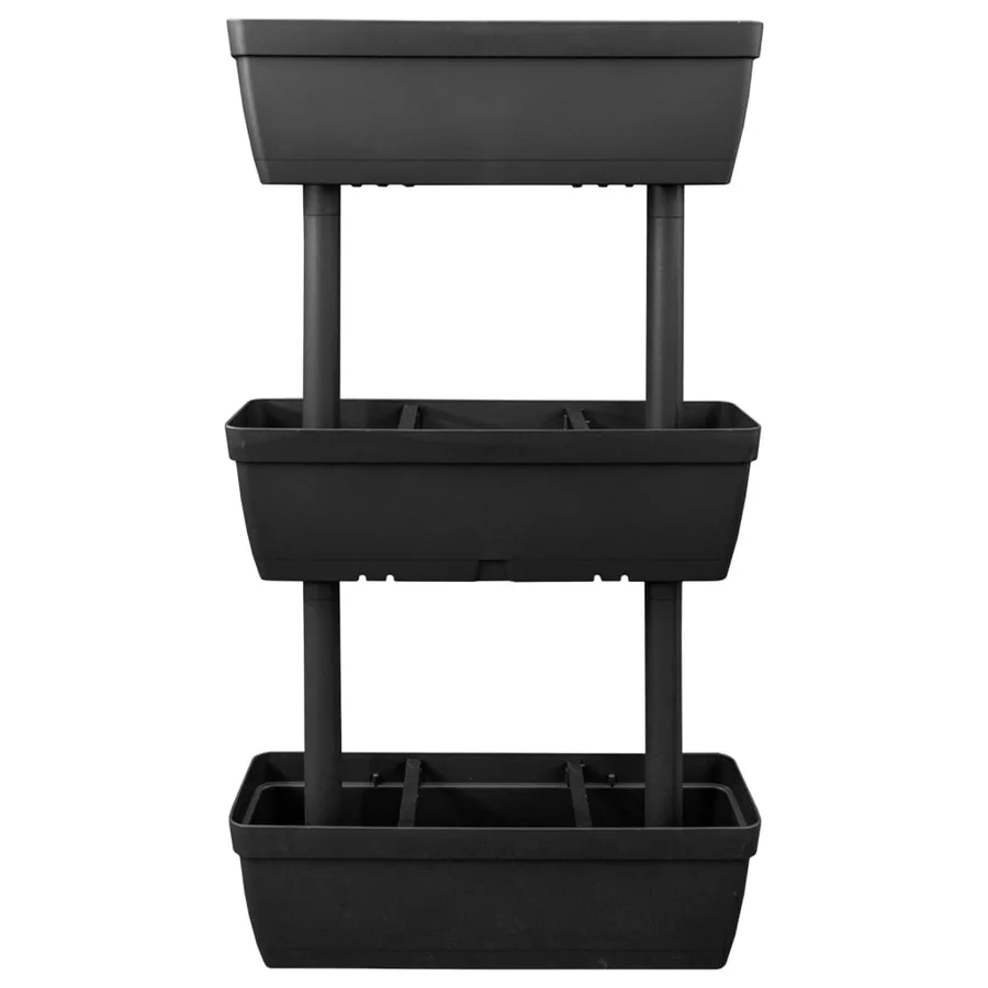 Jardinières 3 pcs 100 cm Anthracite - 3