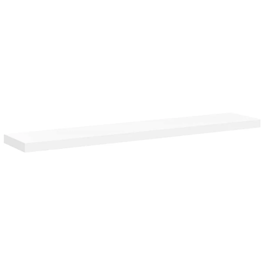 Étagères murales flottantes 4 pcs blanc 120x23,5x3,8 cm MDF - 6
