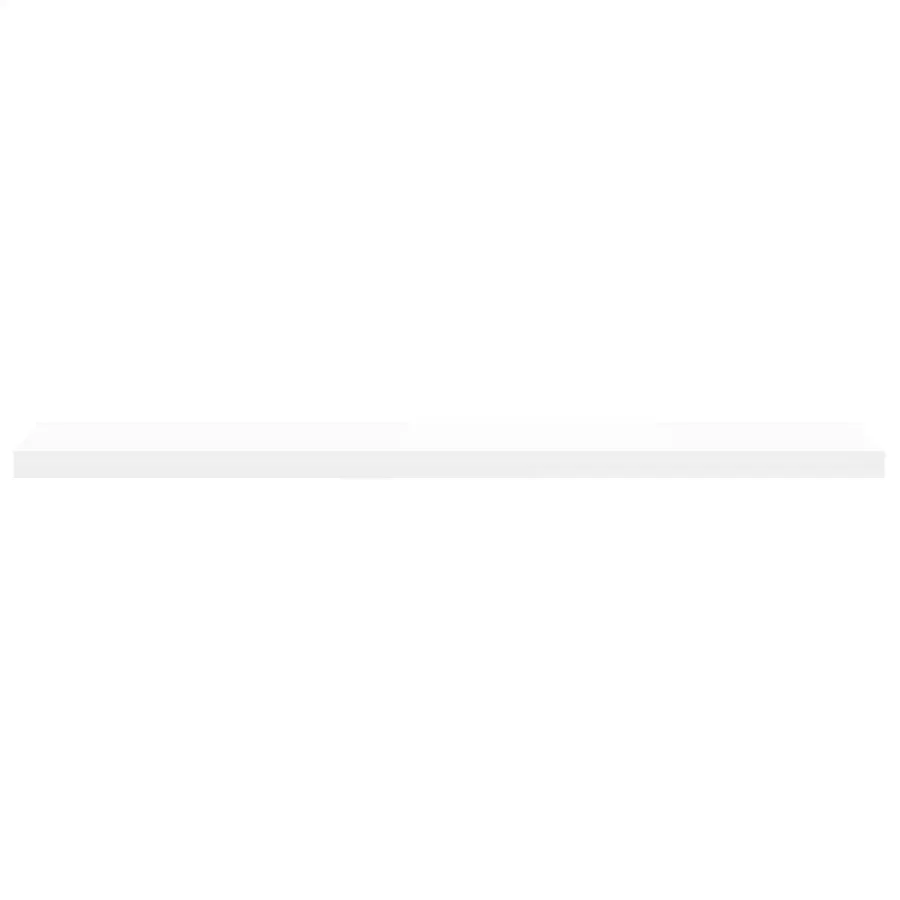 Étagères murales flottantes 4 pcs blanc 120x23,5x3,8 cm MDF - 7