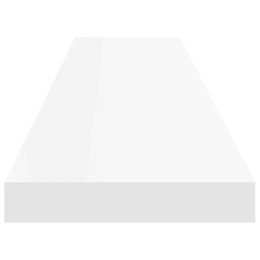 Étagères murales flottantes 4 pcs blanc 120x23,5x3,8 cm MDF - 8