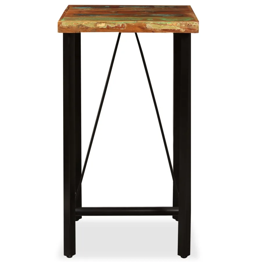 Ensemble de bar 3 pcs Bois de récupération massif - 3
