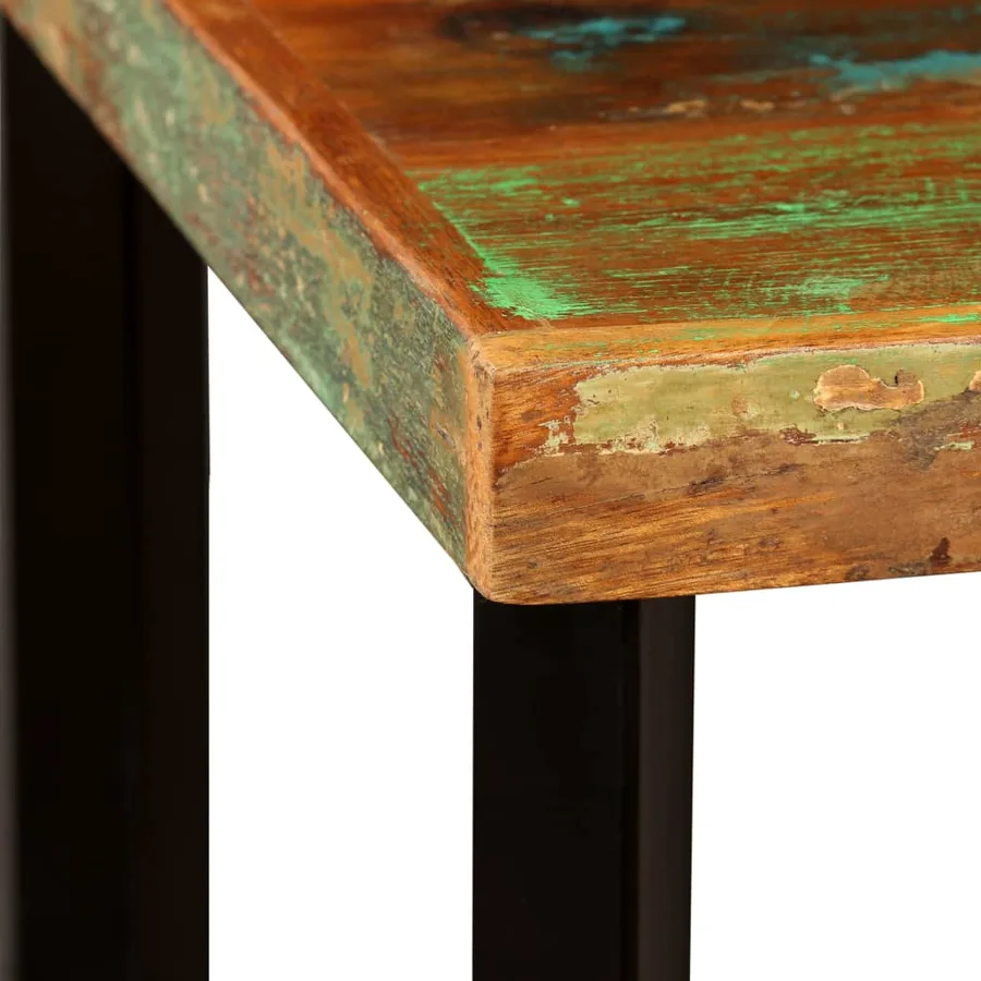 Table de bar Bois de récupération massif 60x60x107 cm - 3