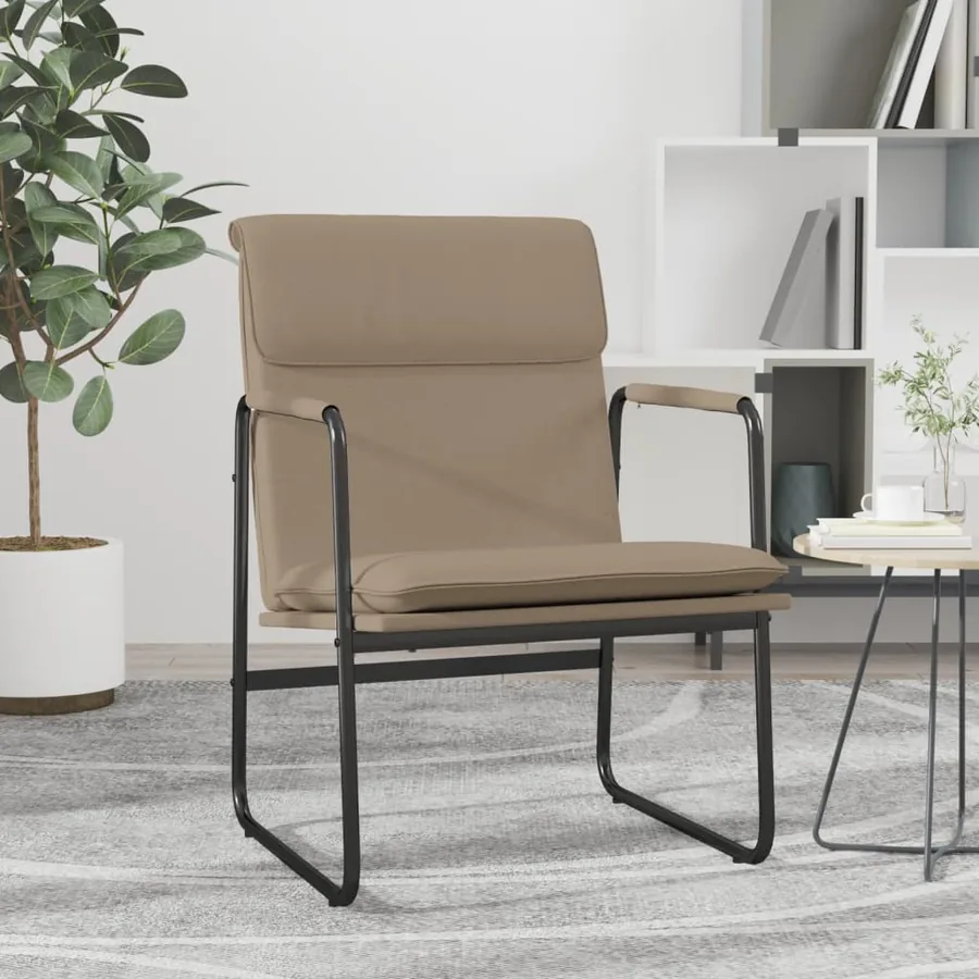 Chaise longue Cappuccino 55x64x80 cm Similicuir