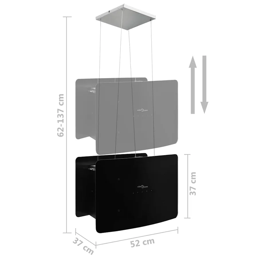 Hotte suspendue à LCD tactile Verre trempé - 8