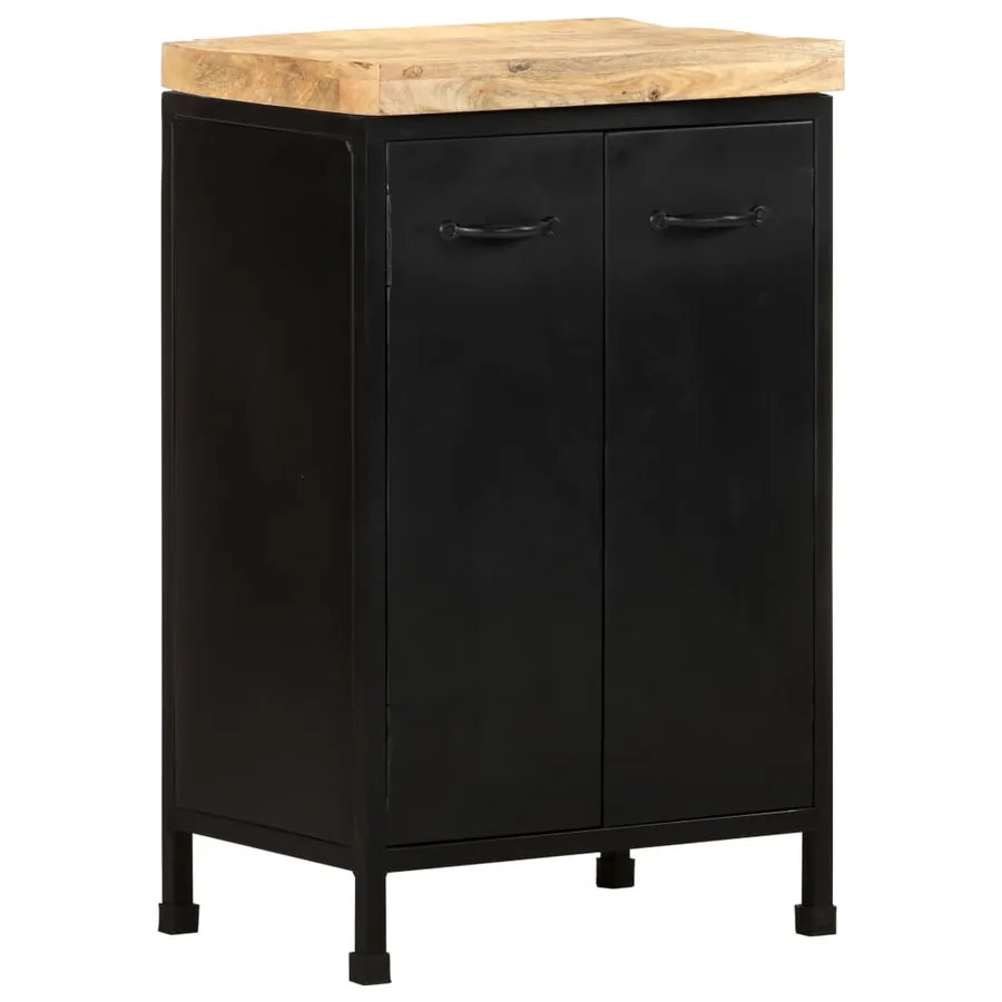 Buffet 47x35x76 cm Bois de manguier brut