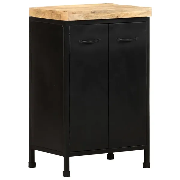 Buffet 47x35x76 cm Bois de manguier brut
