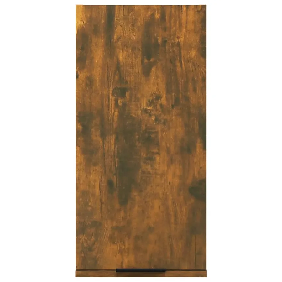 Armoire de salle de bain murale Chêne fumé 32x20x67 cm - 6
