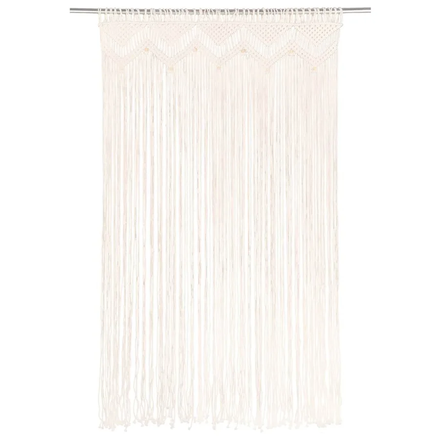 Rideau en macramé 140x240 cm Coton - 2