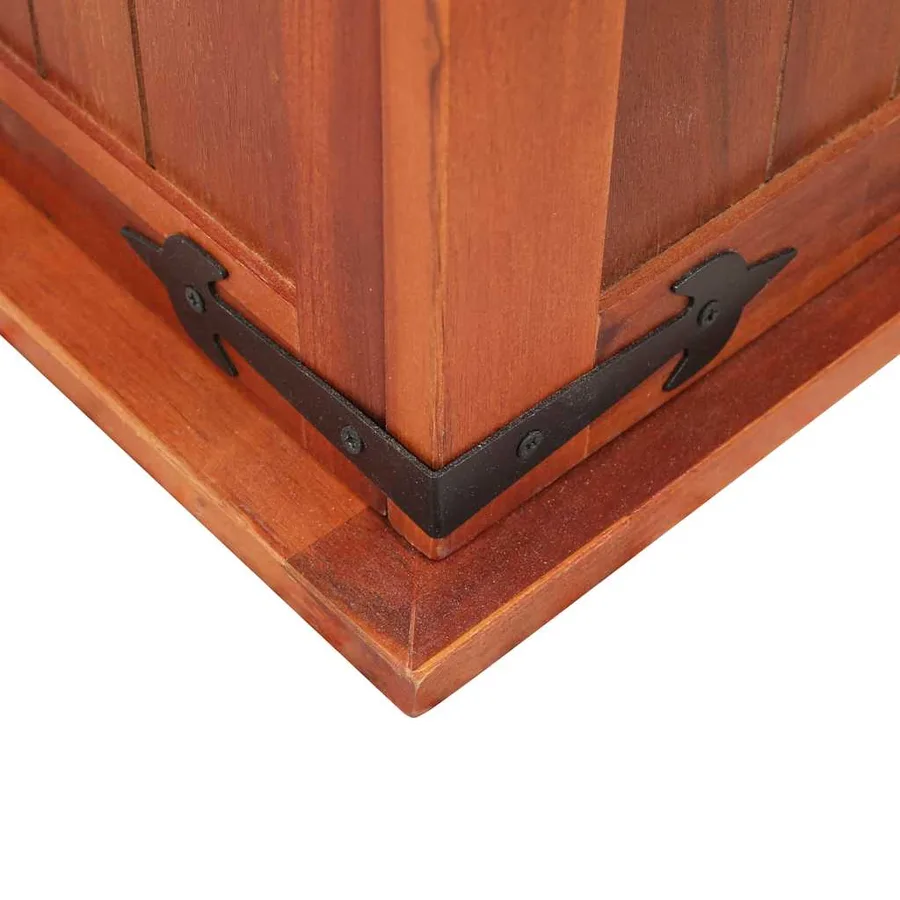 Coffre de rangement 79x34x32 cm Bois d'acacia solide - 10