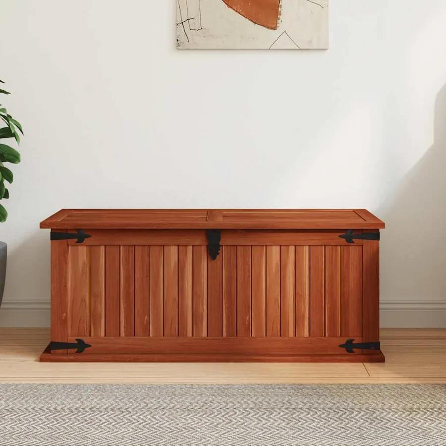 Coffre de rangement 79x34x32 cm Bois d'acacia solide - 3