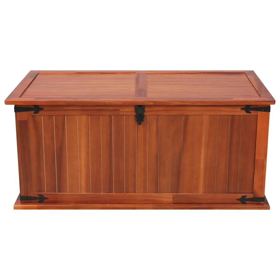 Coffre de rangement 79x34x32 cm Bois d'acacia solide - 4
