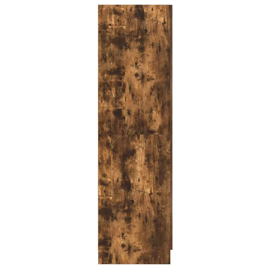 Garde-robe Chêne fumé 82,5x51,5x180 cm Bois d'ingénierie - 7