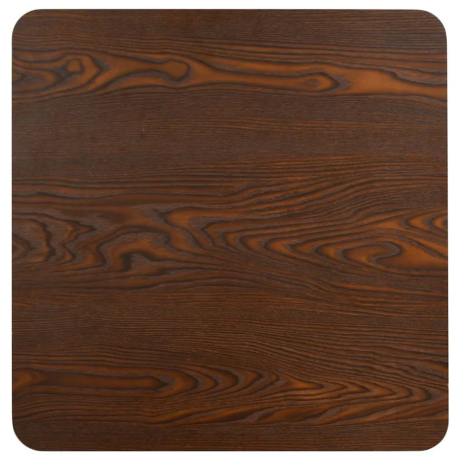 Table de bistro Marron foncé 50x50 cm MDF - 4