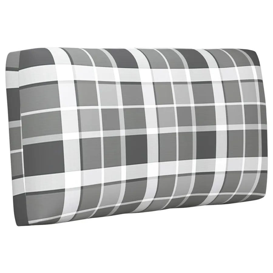 Canapé d'angle palette de jardin Gris Bois de pin imprégné - 4