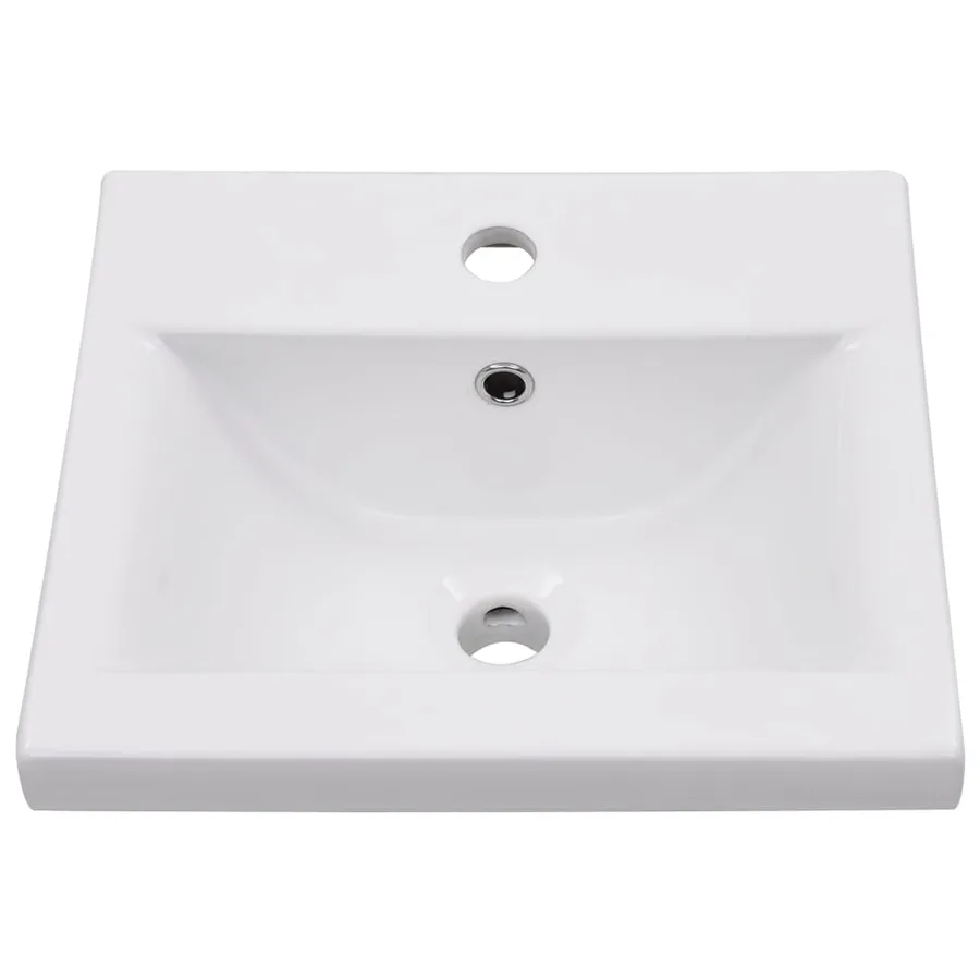 Ensemble de meubles de salle de bain Blanc Aggloméré - 13