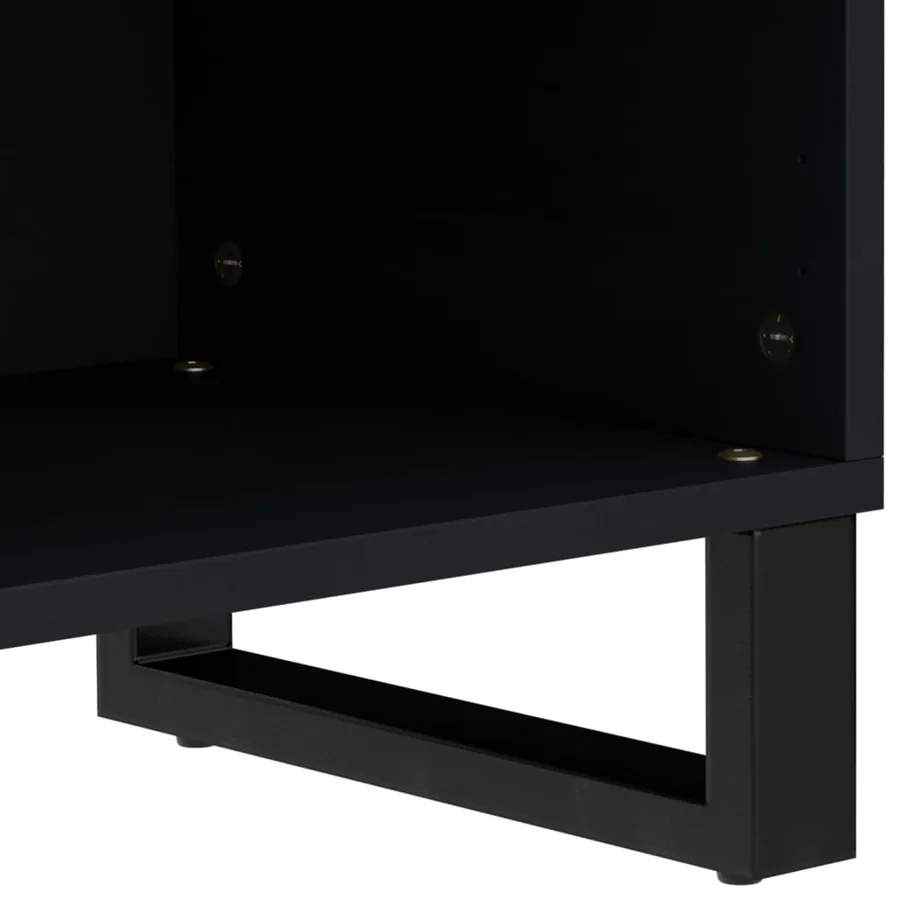 Meuble TV 80x33x46 cm bois de manguier et d'ingénierie - 8