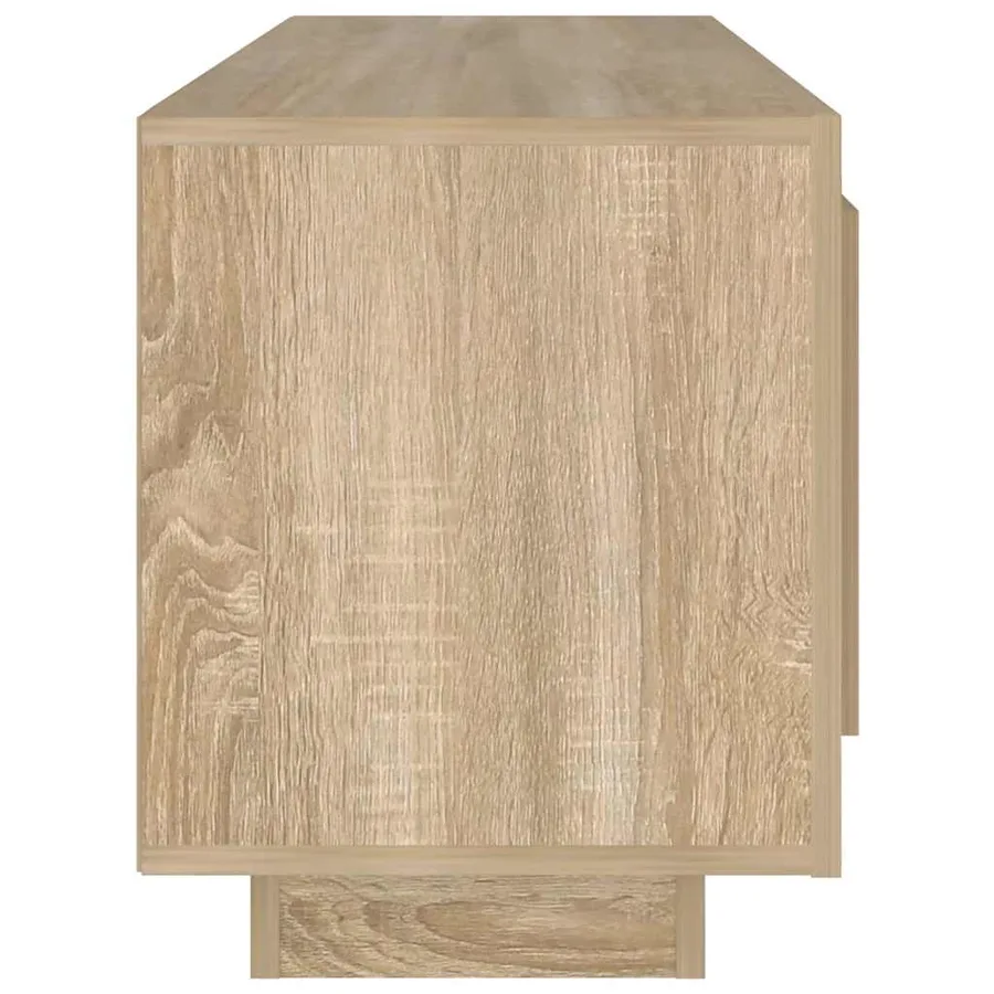Meuble TV chêne sonoma 102x35x45 cm bois d'ingénierie - 6