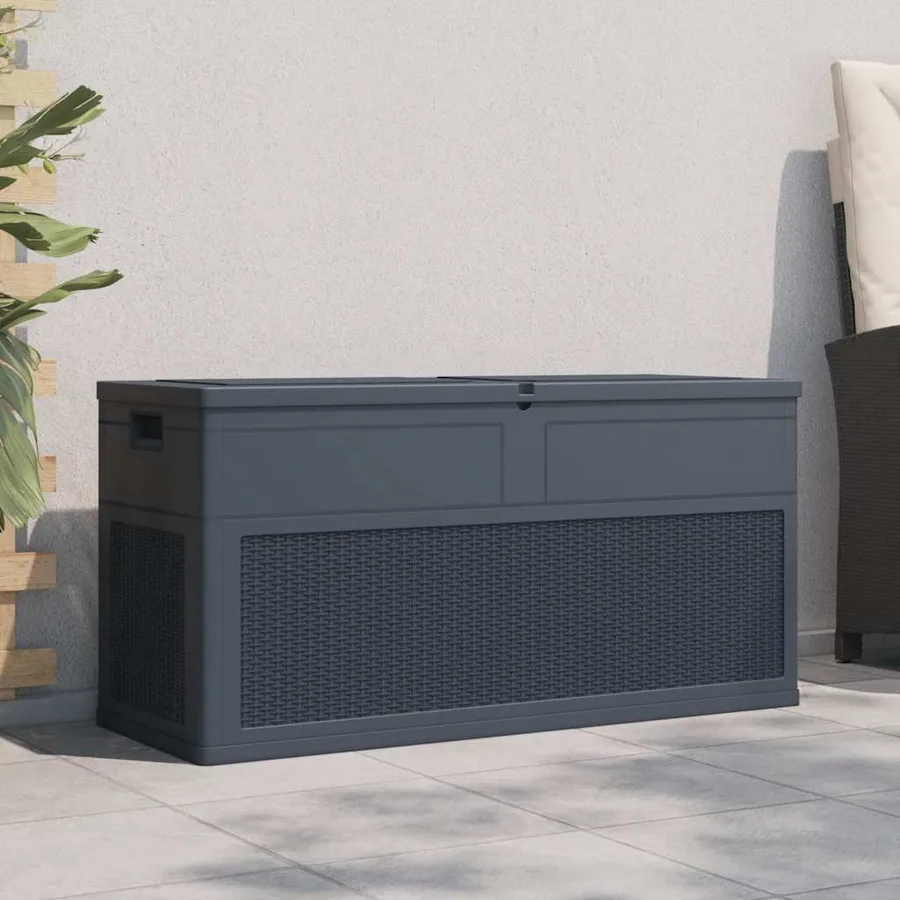 Boîte de rangement de jardin 320 L Anthracite - 2