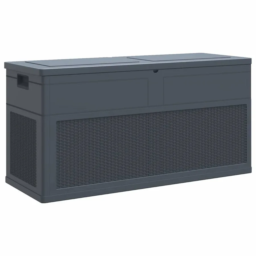 Boîte de rangement de jardin 320 L Anthracite - 6