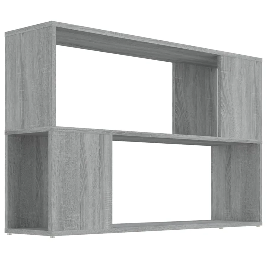 Bibliothèque Sonoma gris 100x24x63 cm Bois d'ingénierie - 2