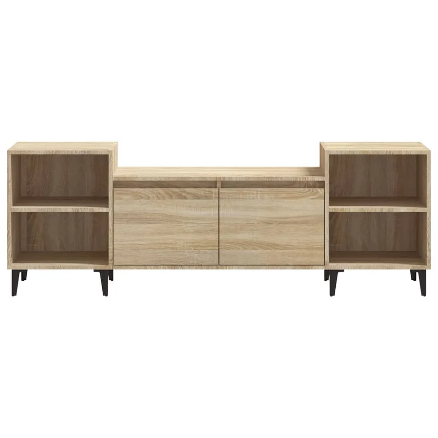 Meuble TV Chêne sonoma 160x35x55 cm Bois d'ingénierie - 5