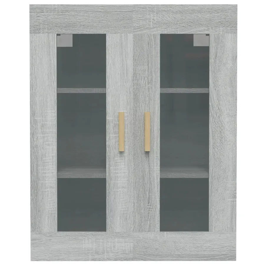 Armoire murale suspendue Sonoma gris 69,5x34x90 cm - 3