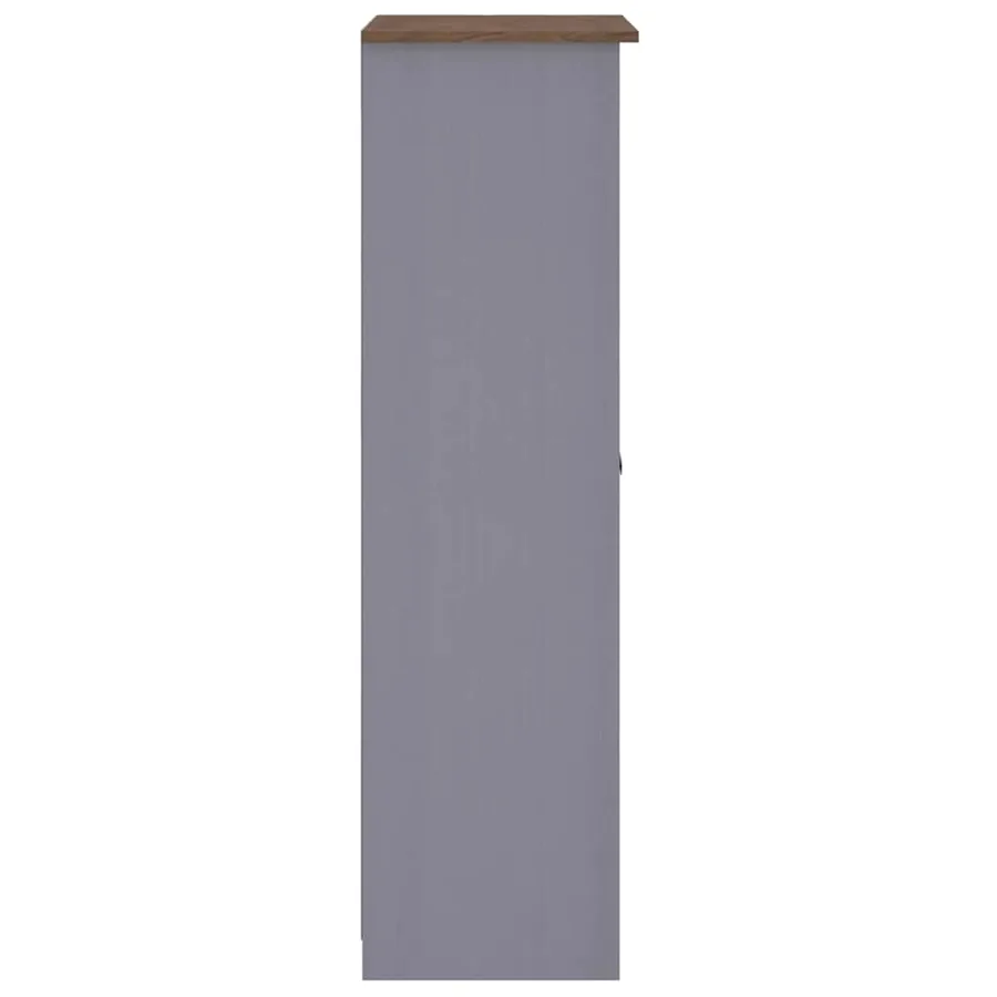 Garde-robe Gris 80x50x171,5 cm Pin massif Assortiment Panama - 6