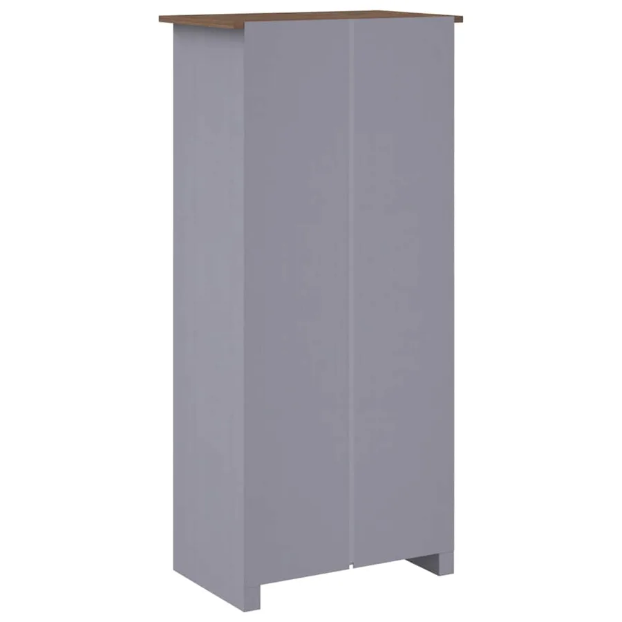 Garde-robe Gris 80x50x171,5 cm Pin massif Assortiment Panama - 7
