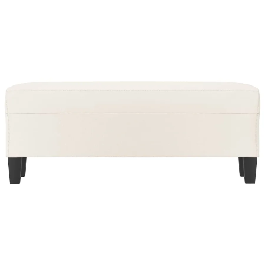 Banc Crème 100x35x41 cm Similicuir - 3