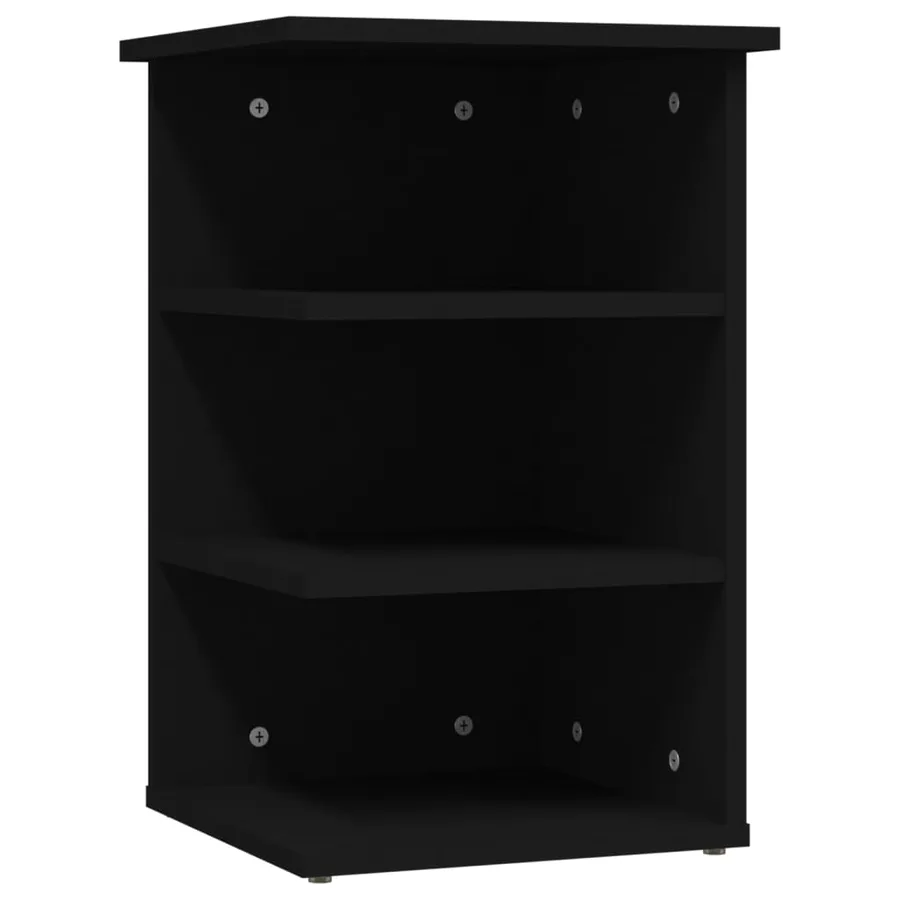 Armoire latérale Noir 35x35x55 cm Aggloméré - 2