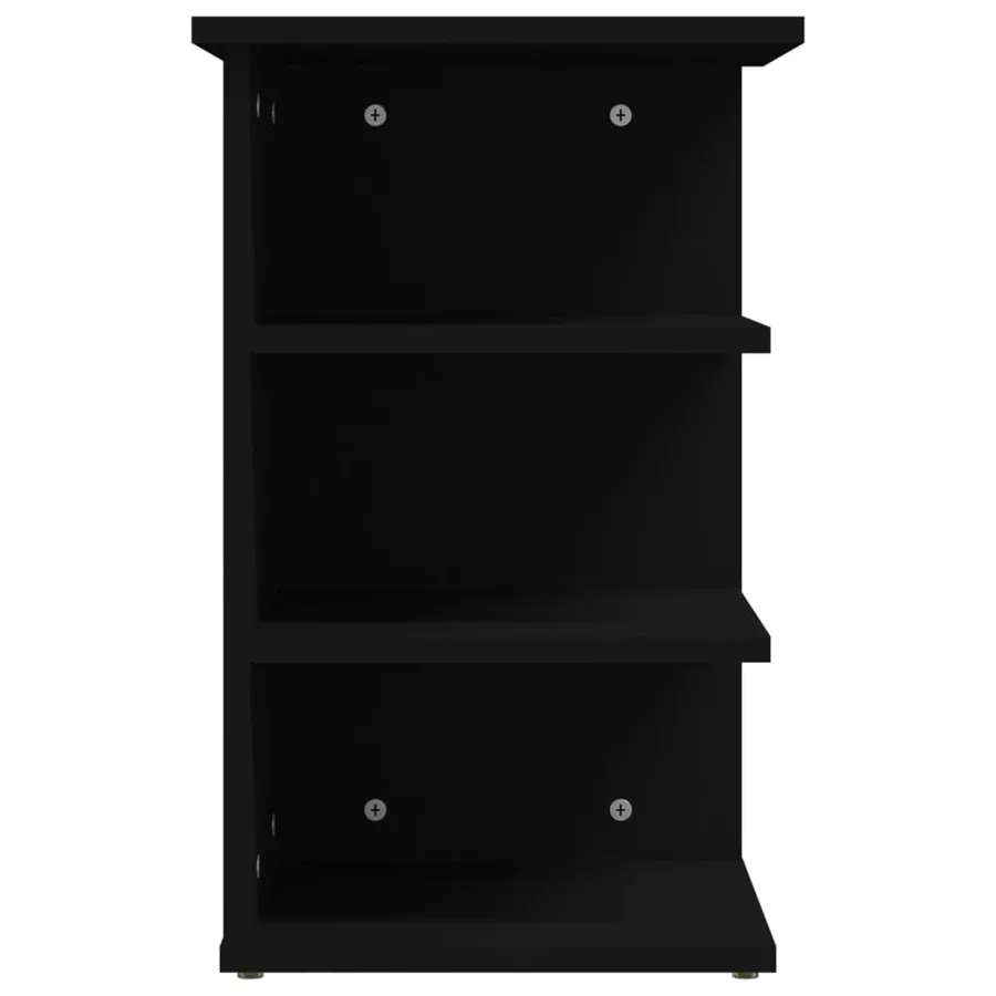 Armoire latérale Noir 35x35x55 cm Aggloméré - 6