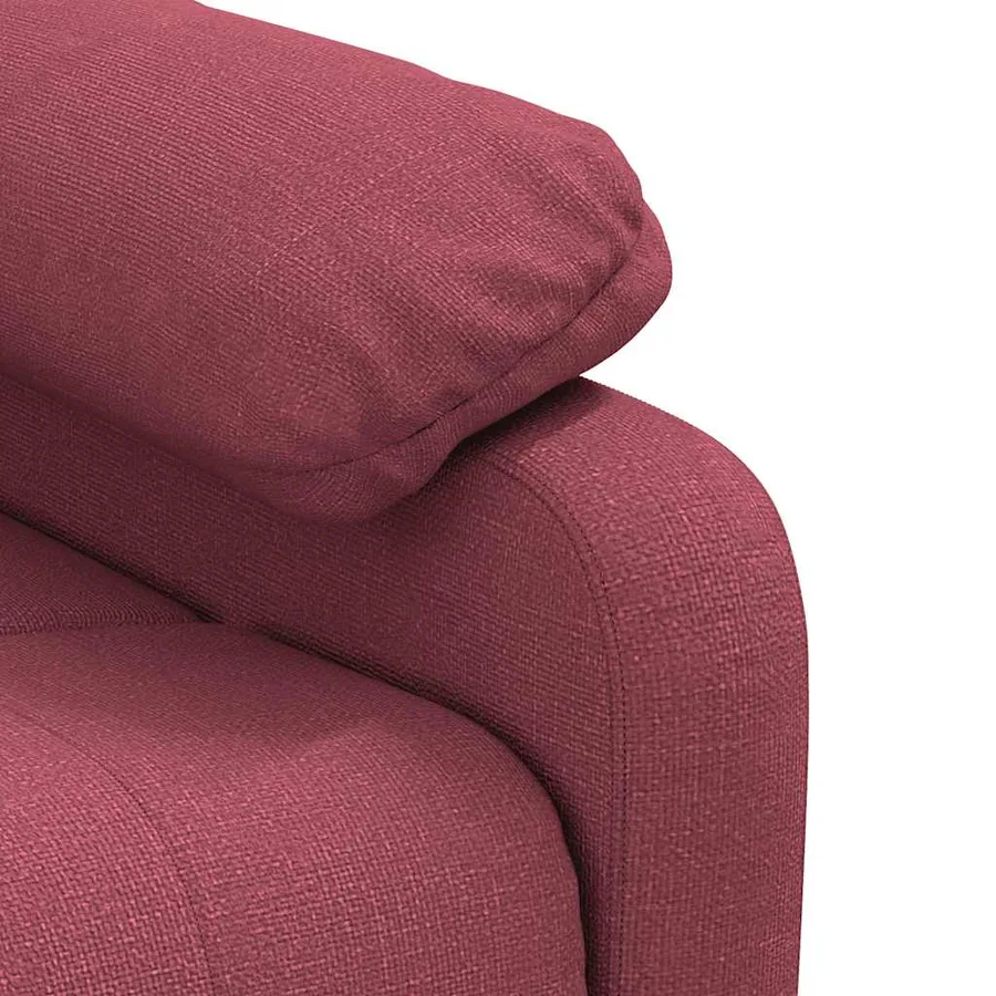 Fauteuil de massage Rouge bordeaux Tissu - 9