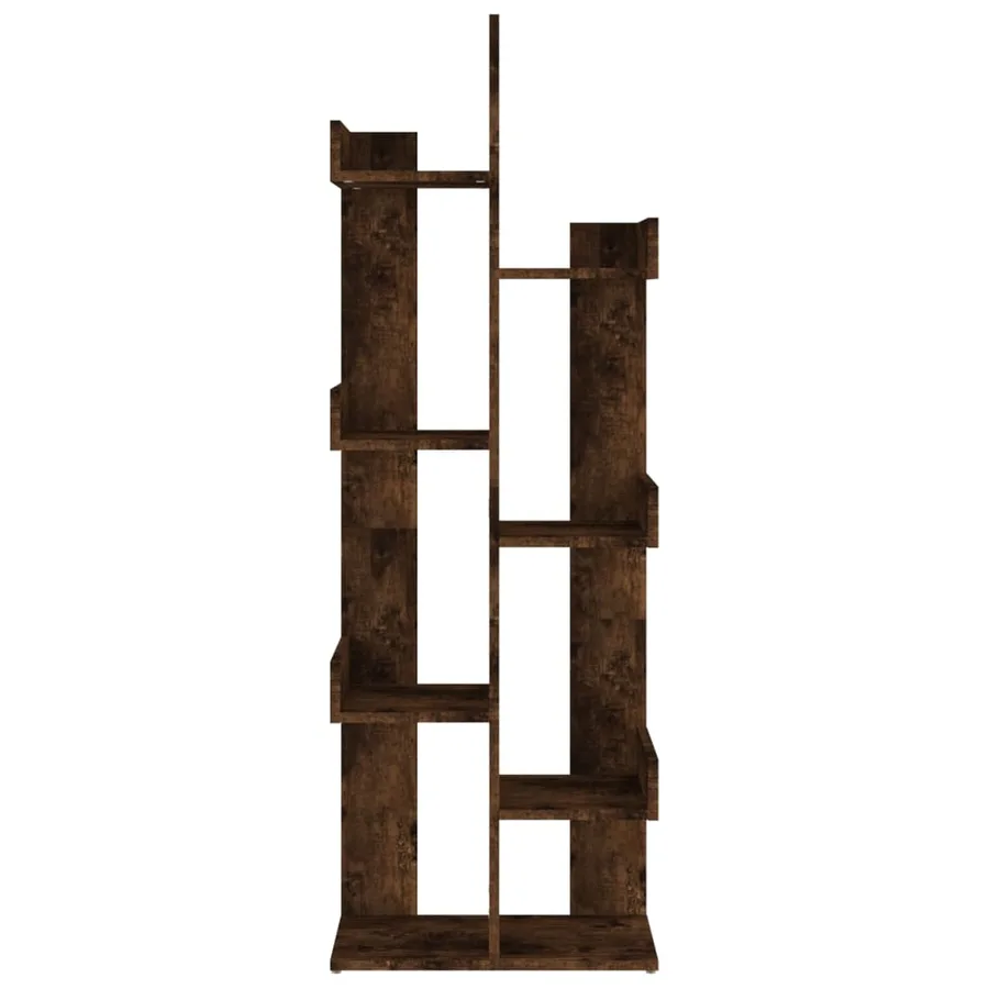 Bibliothèque 48x25,5x140 cm Chêne fumé Bois d'ingénierie - 3