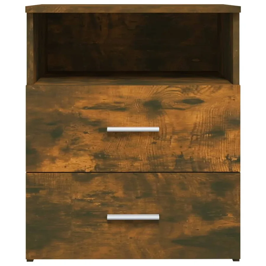 Tables de chevet 2 pcs Chêne fumé 50x32x60 cm - 6
