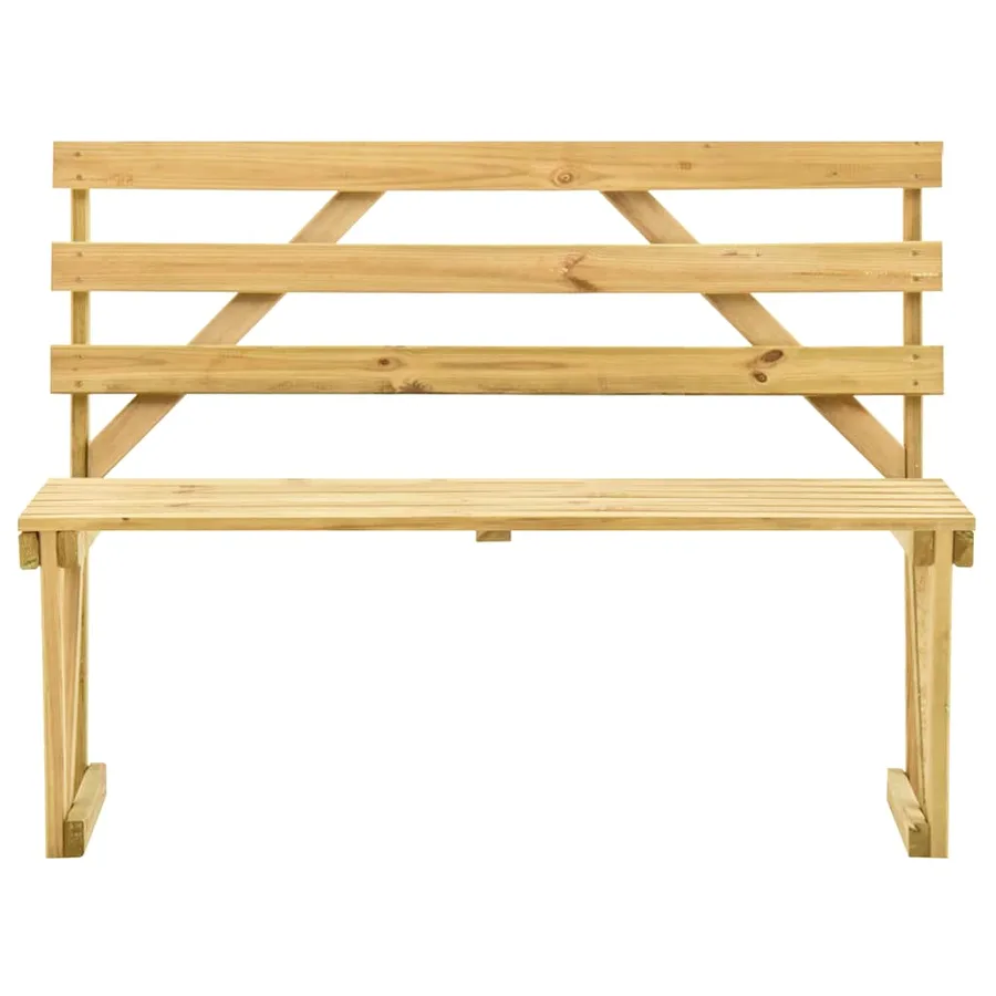 Banc de jardin 120 cm Bois de pin imprégné - 2