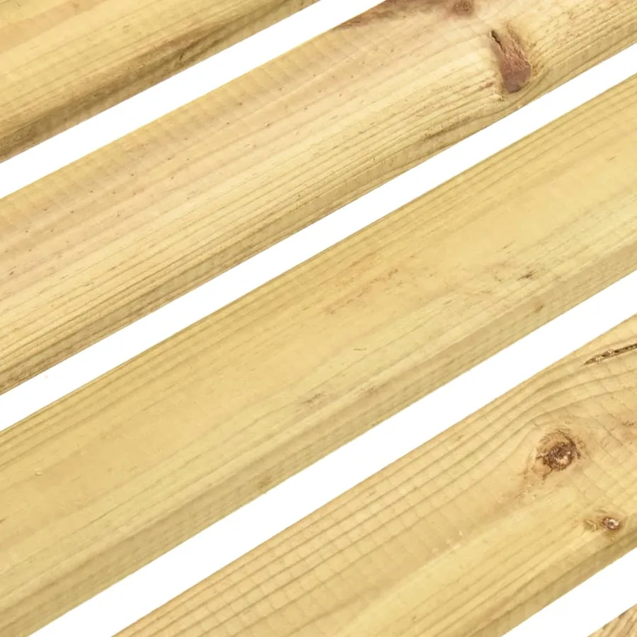 Banc de jardin 120 cm Bois de pin imprégné - 5
