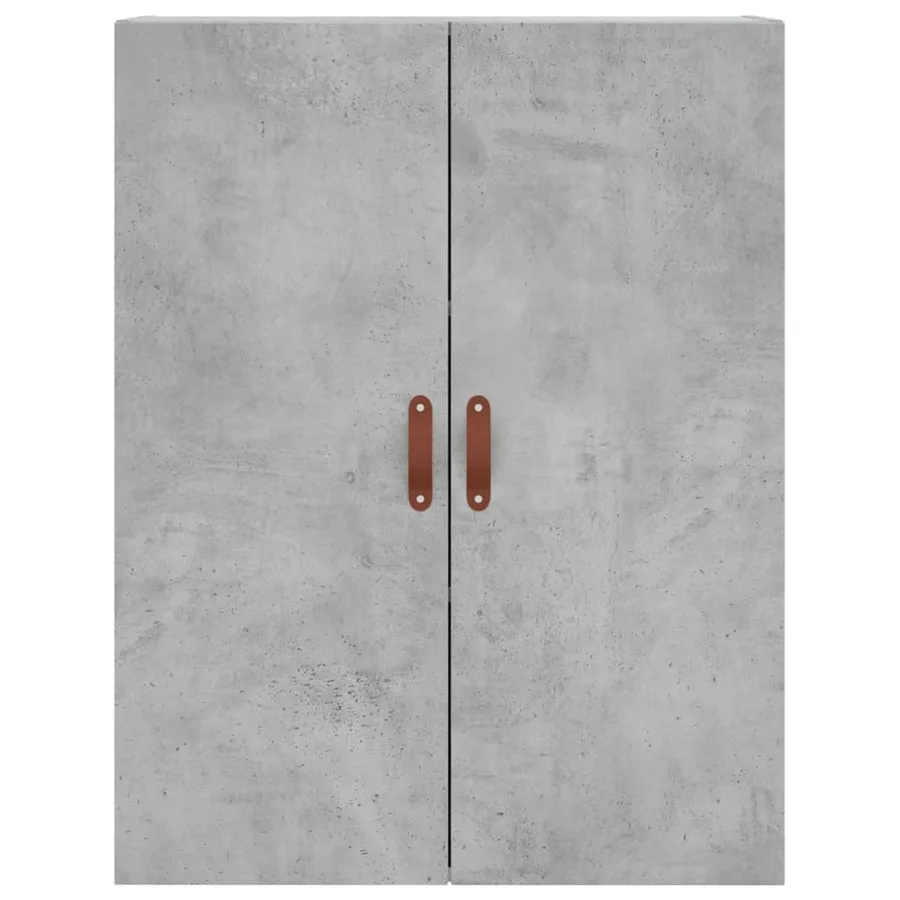 Armoires murales 2 pcs gris béton 69,5x34x90 cm - 6