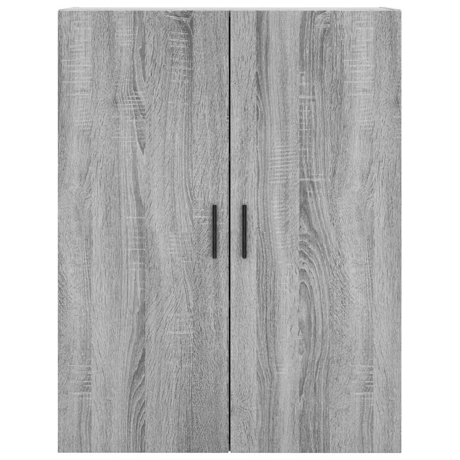 Buffet haut Sonoma gris 69,5x34x180 cm Bois d'ingénierie - 6