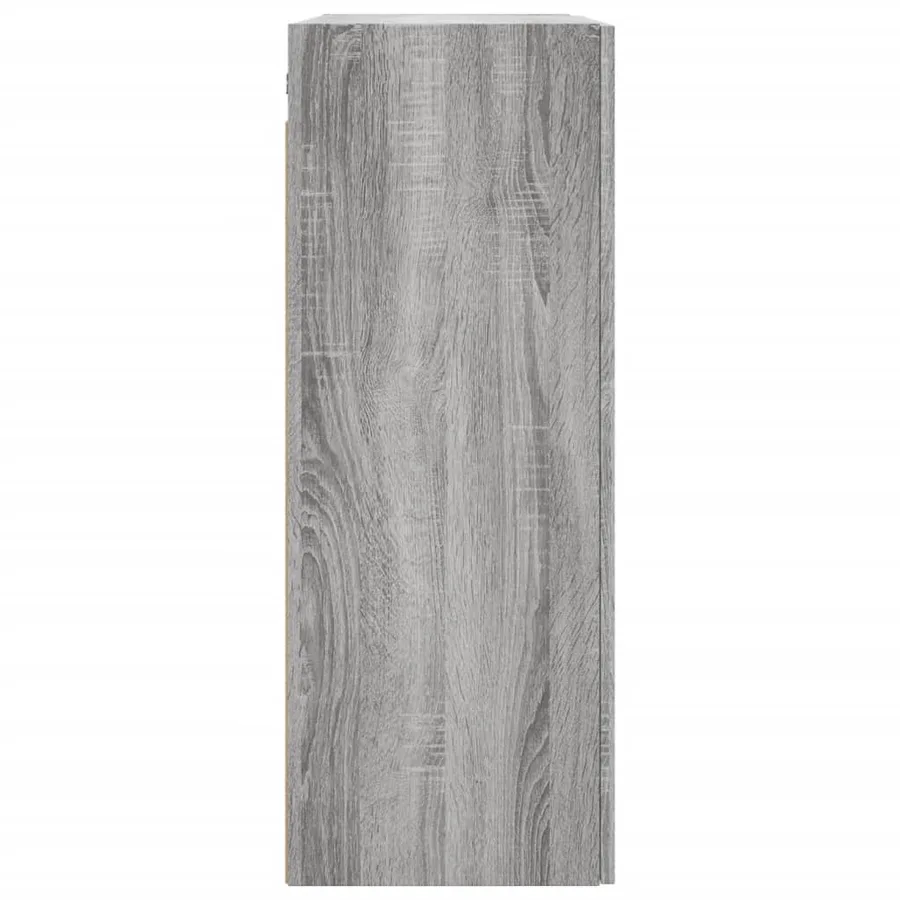 Armoire murale sonoma gris 69,5x34x90 cm - 8