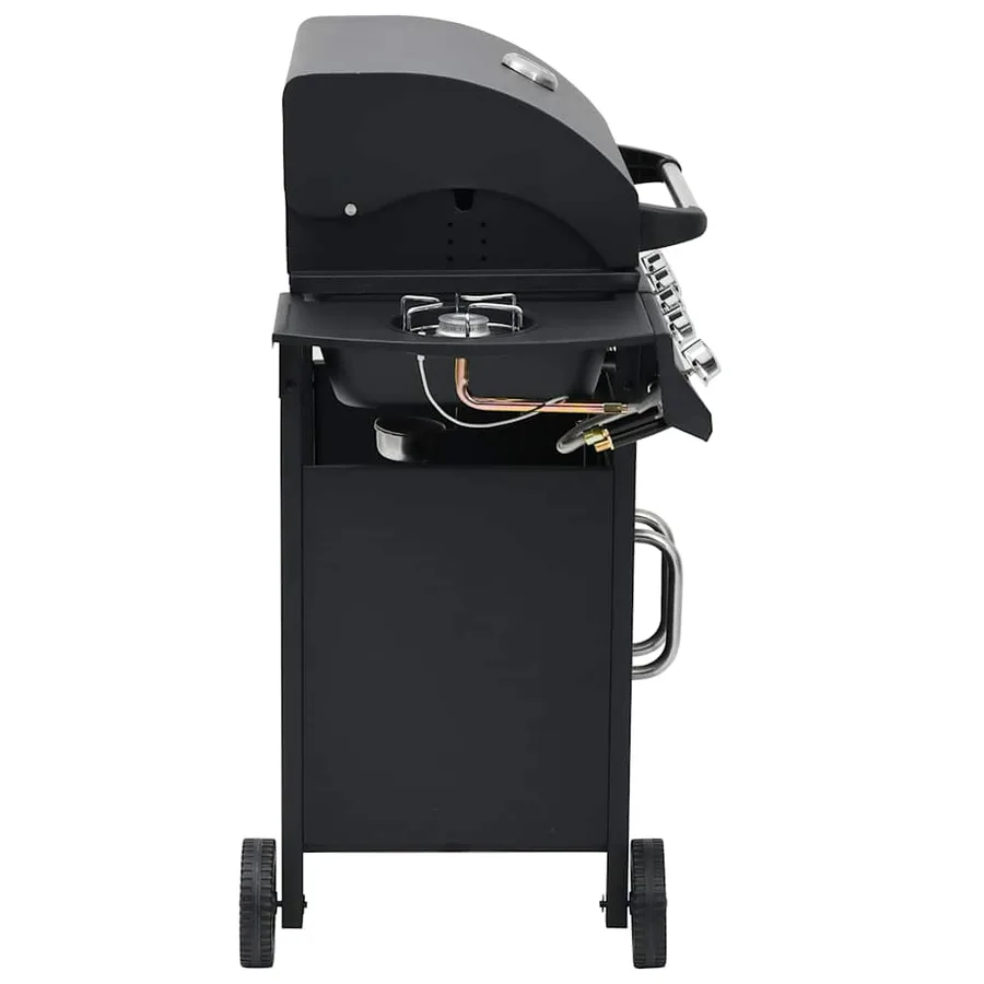 Barbecue à gaz 4+1 zones de cuisson Noir Acier - 5