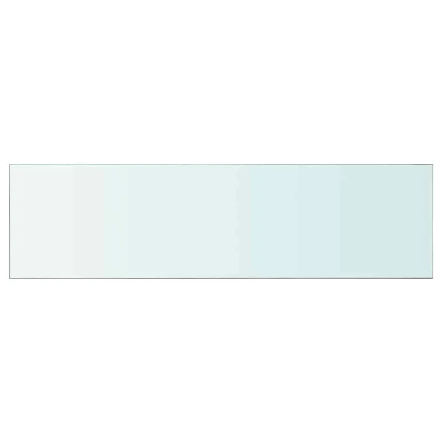 Panneau pour étagère Verre transparent 110 x 30 cm - 2