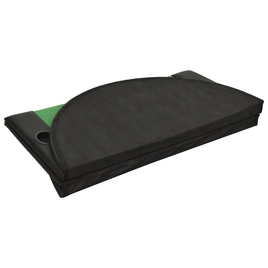 Dessus de table de poker pliable 10 joueurs Vert 208x106x3 cm - 5