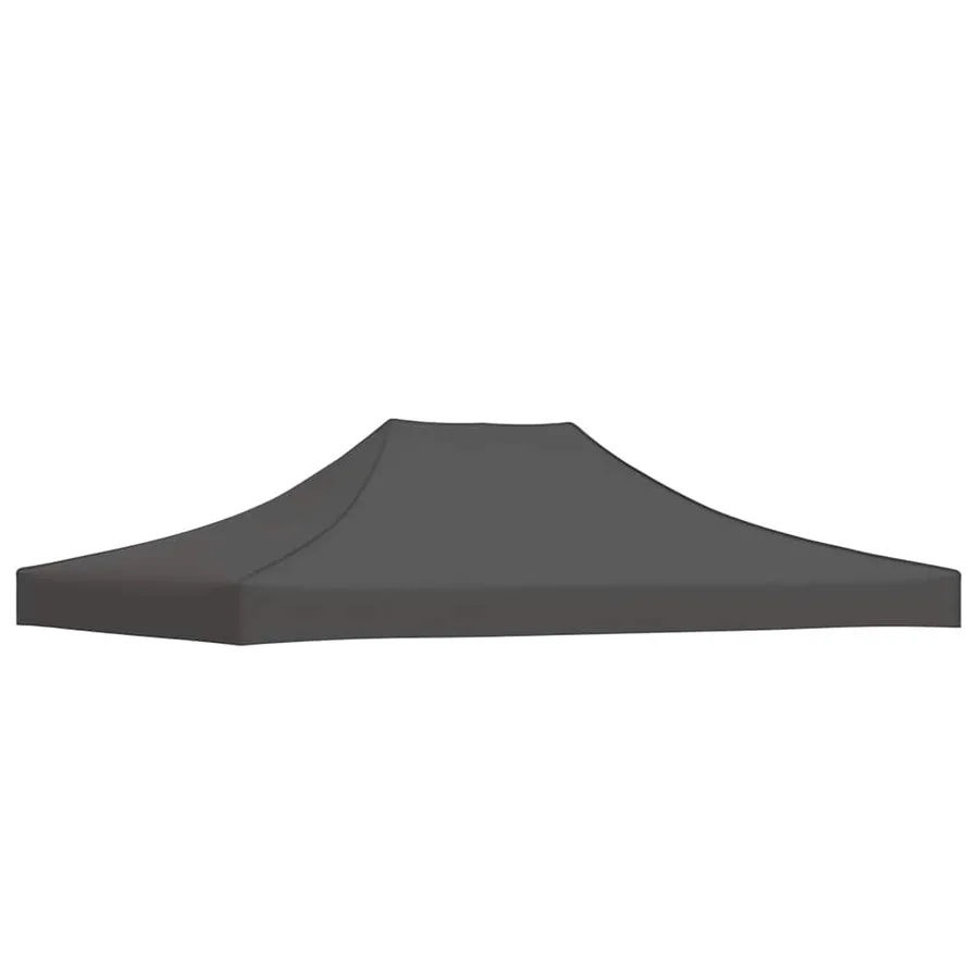 Toit de tente de réception 4,5x3 m Anthracite 270 g/m² - 2