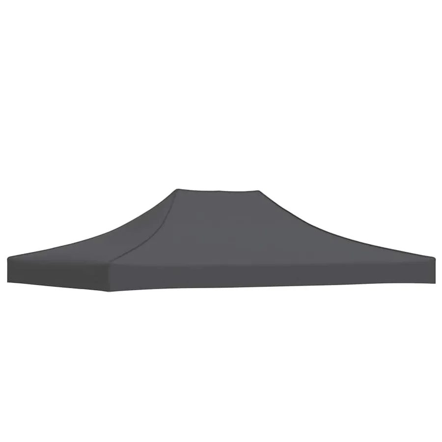 Toit de tente de réception 4,5x3 m Anthracite 270 g/m² - 5