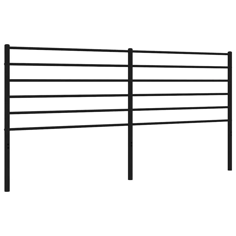 Tête de lit de remplacement métal noir 180 cm - 2