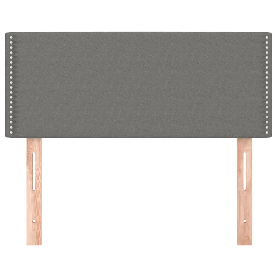 Tête de lit Gris foncé 90x5x78/88 cm Tissu - 3