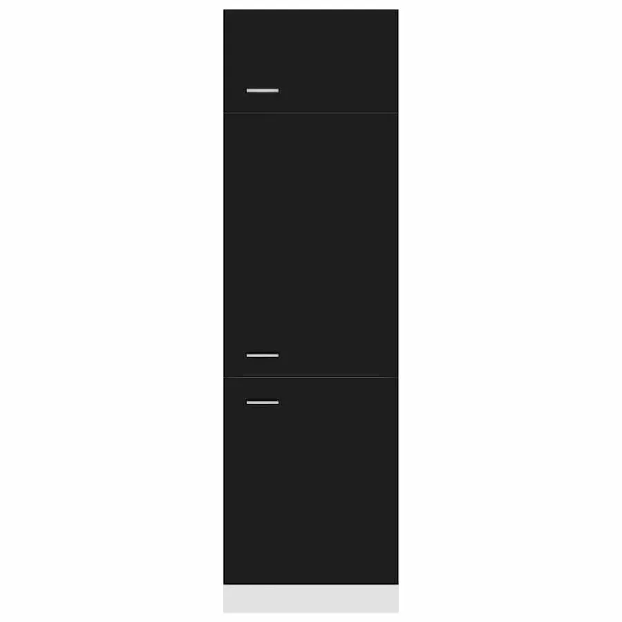 Armoire réfrigérée "Lyon" Noir 60 x 57 x 207 cm Bois d'ingénierie - 5
