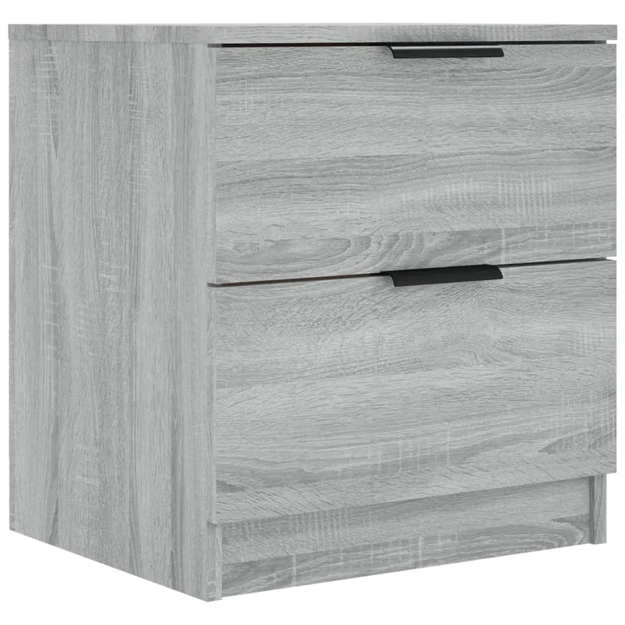 Tables de chevet 2 pcs Sonoma gris Bois d'ingénierie - 5