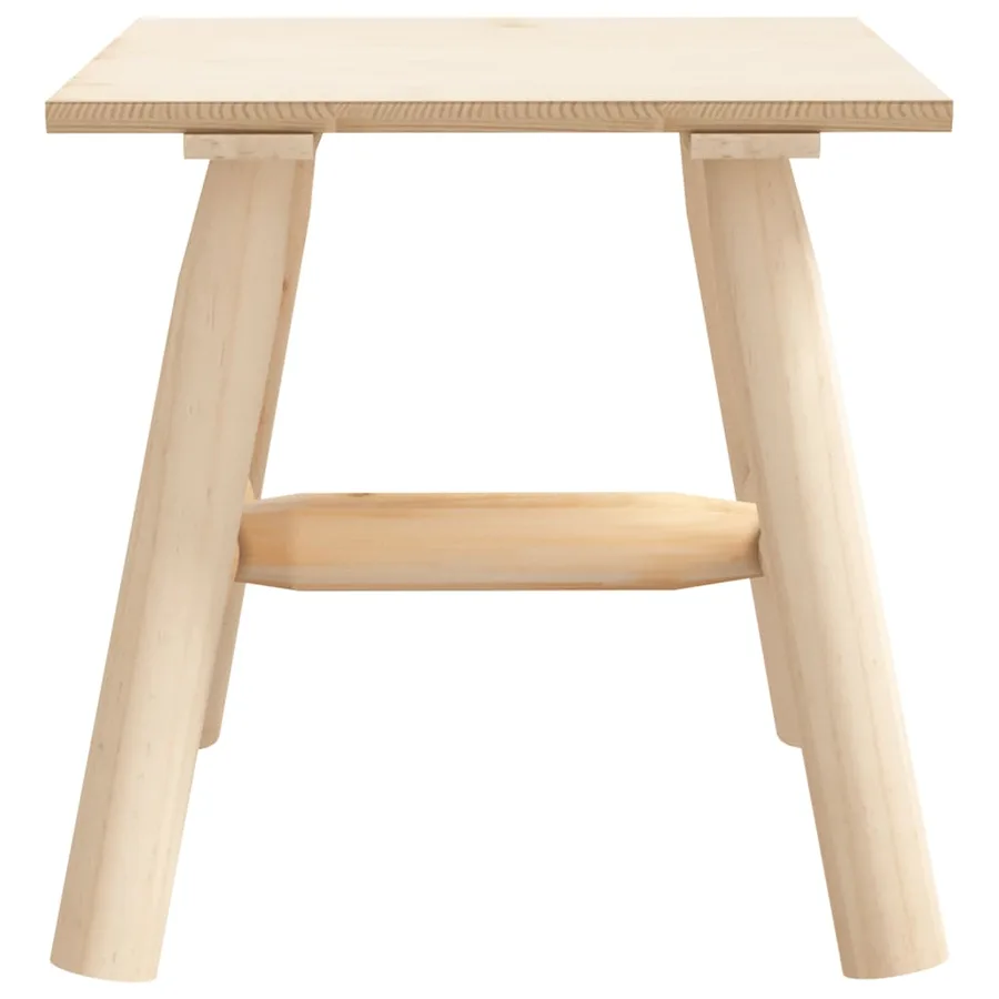 Table d'appoint 49x49x50 cm bois massif d'épicéa - 4