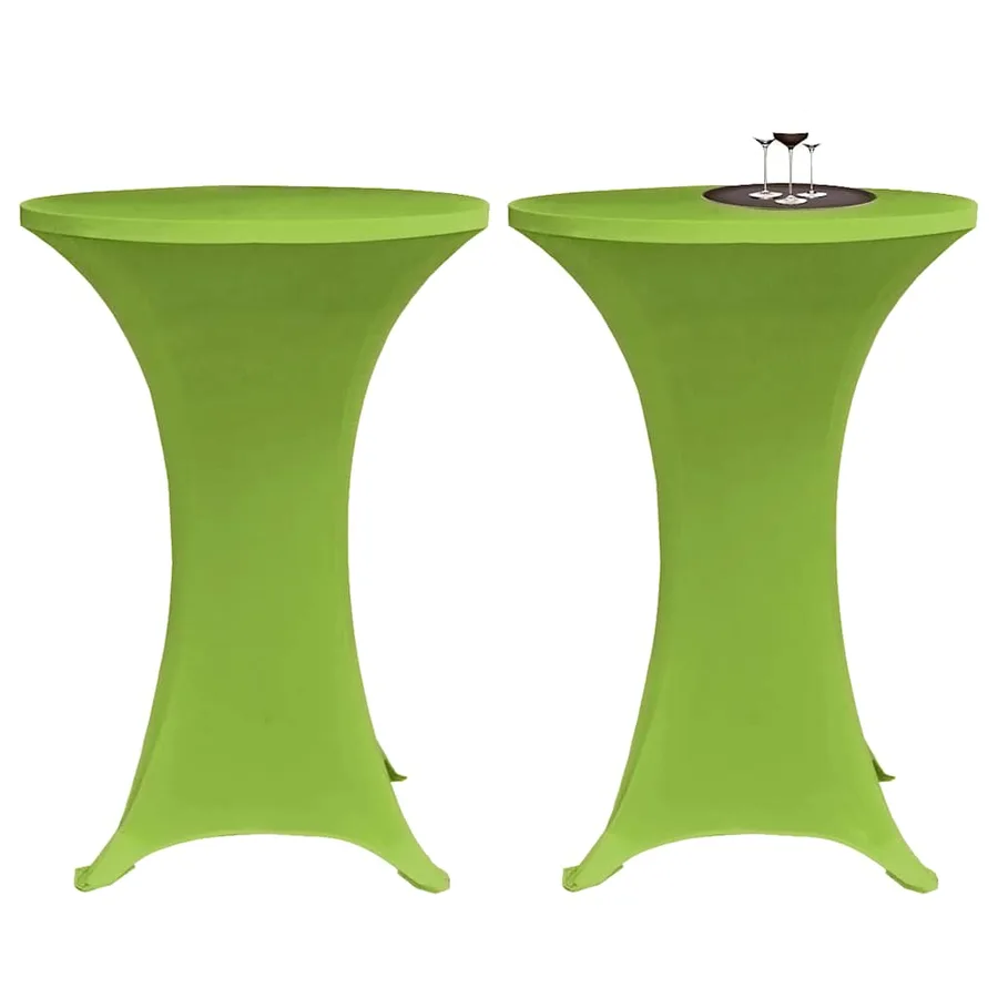 Housses de table extensible 4 pcs 60 cm Vert - 2